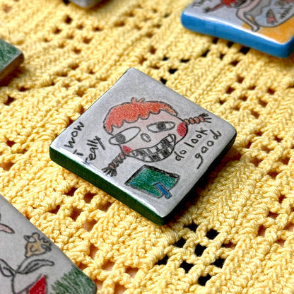 Handmade Clay Pins: We make a great pair