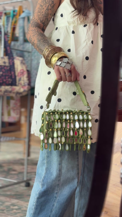 MIRROR FLAP BAG